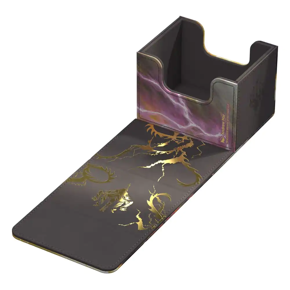 Ultimate Guard Sidewinder 100+ Xenoskin Magic: The Gathering "Tarkir: Dragonstorm" Ghostfire - Stormscale Scion - Kutija za karte za više od 100 karata fotografija proizvoda
