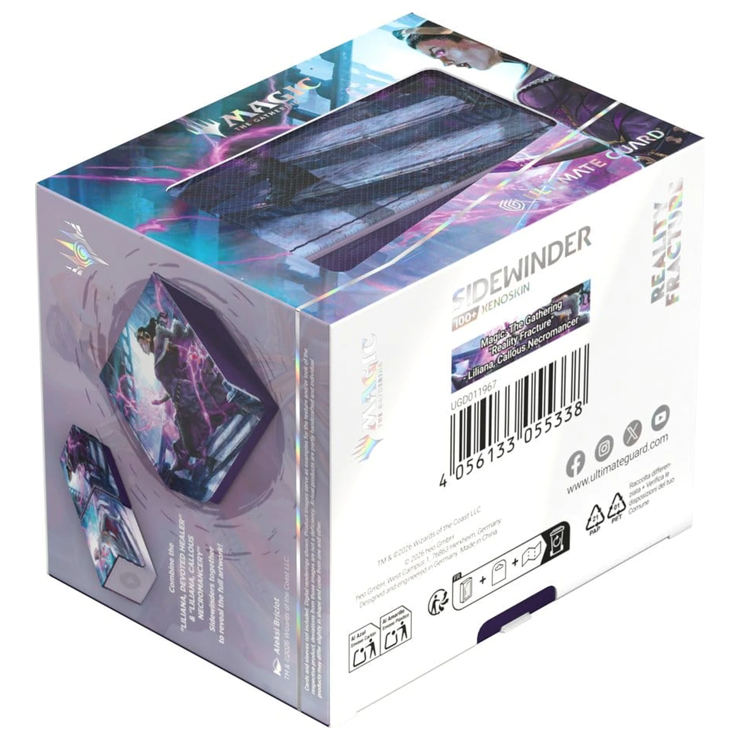 Ultimate Guard Sidewinder 100+ Xenoskin Magic: The Gathering "Reality Fracture" - Liliana, Callous Necromancer fotografija proizvoda