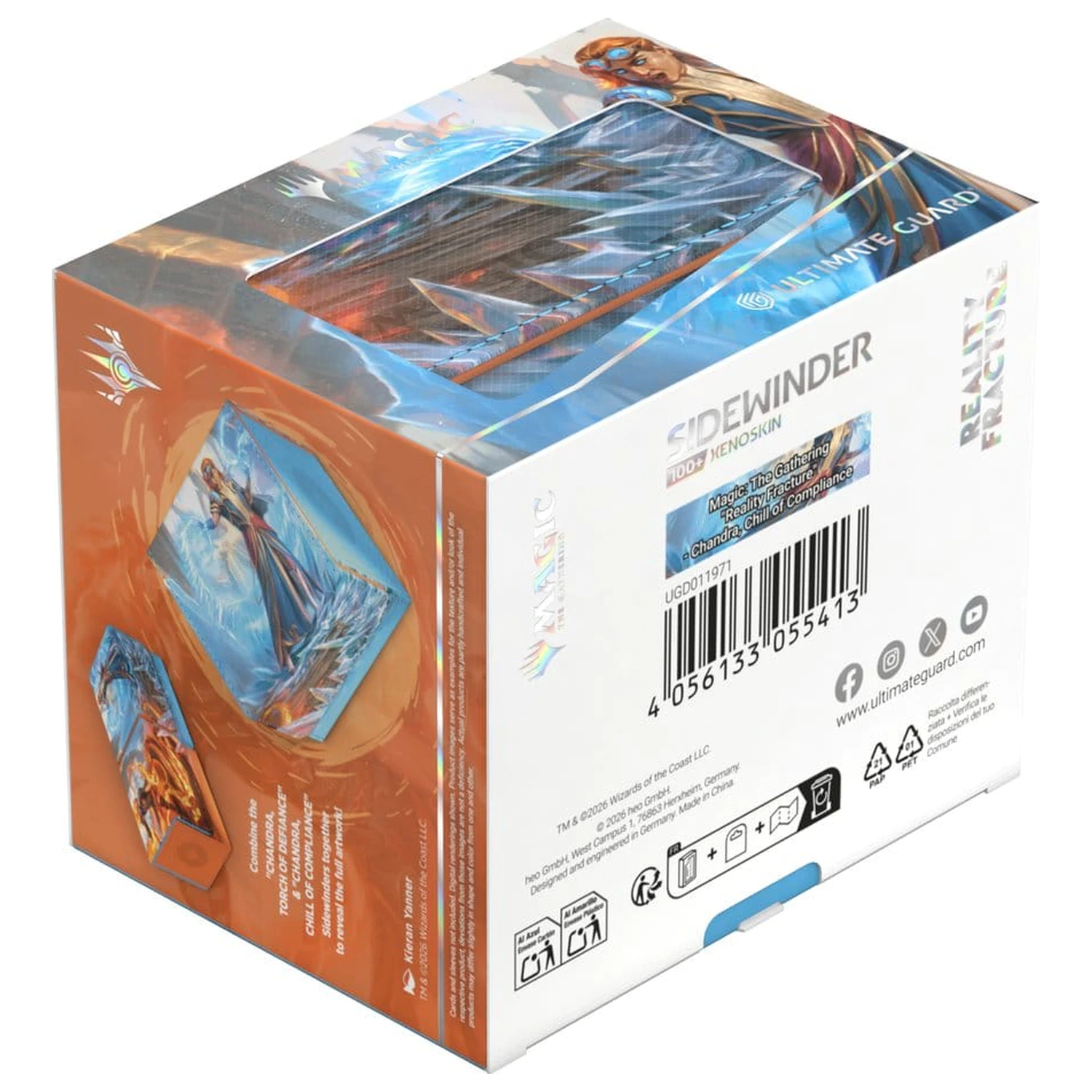 Ultimate Guard Sidewinder 100+ Xenoskin Magic: The Gathering "Reality Fracture" - Chandra, Chill of Compliance fotografija proizvoda