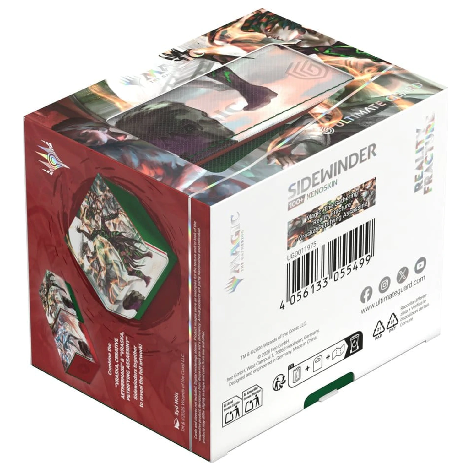 Ultimate Guard Sidewinder 100+ Xenoskin Magic: The Gathering "Reality Fracture" - Vraska, Petrifying Assassin fotografija proizvoda