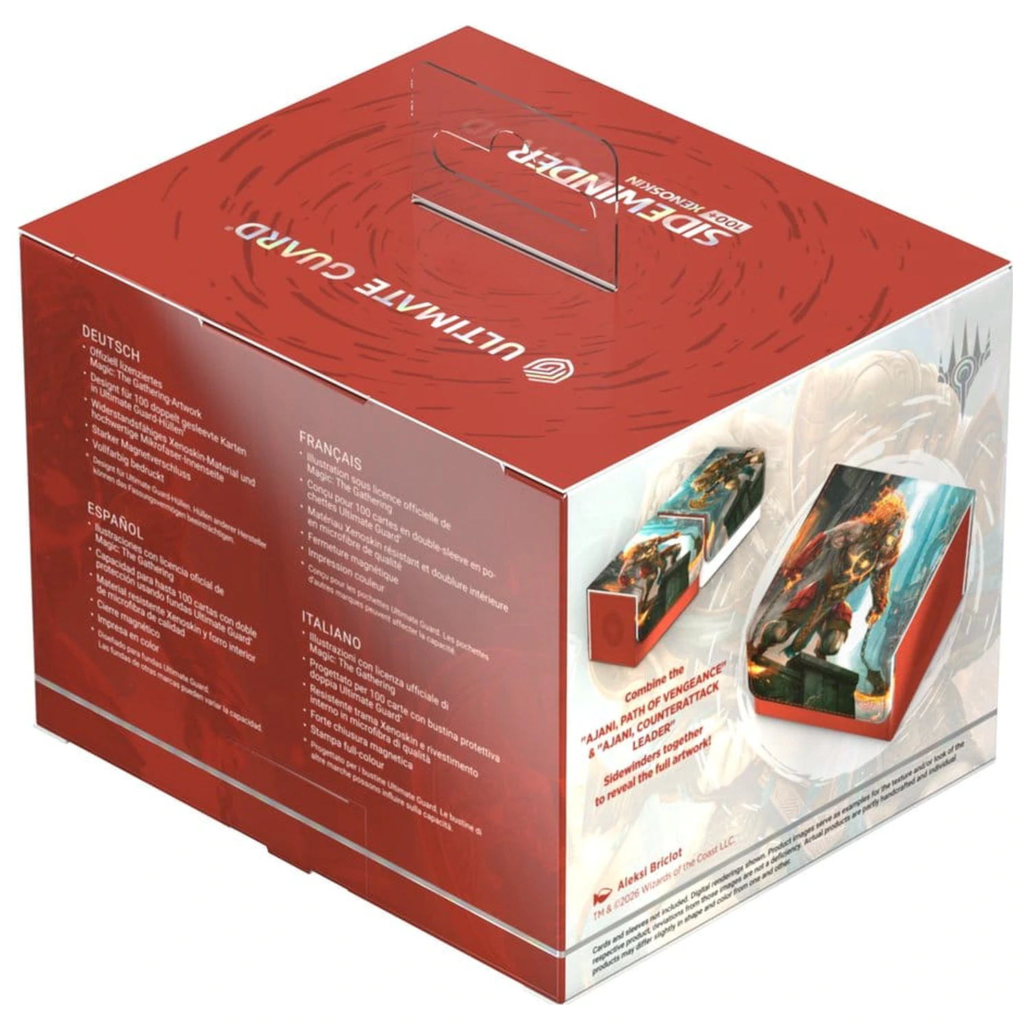 Ultimate Guard Sidewinder 100+ Xenoskin Magic: The Gathering "Reality Fracture" - Ajani, Path of Vengeance fotografija proizvoda