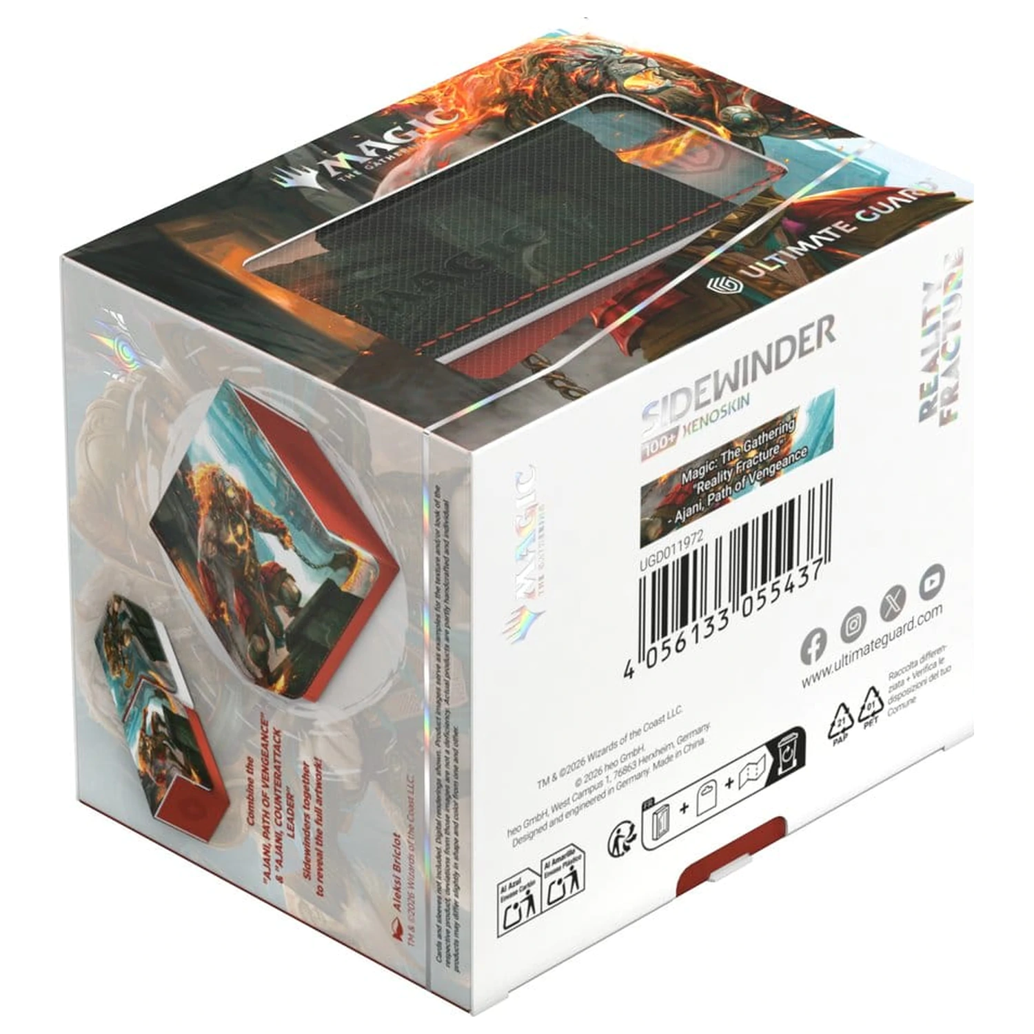 Ultimate Guard Sidewinder 100+ Xenoskin Magic: The Gathering "Reality Fracture" - Ajani, Path of Vengeance fotografija proizvoda