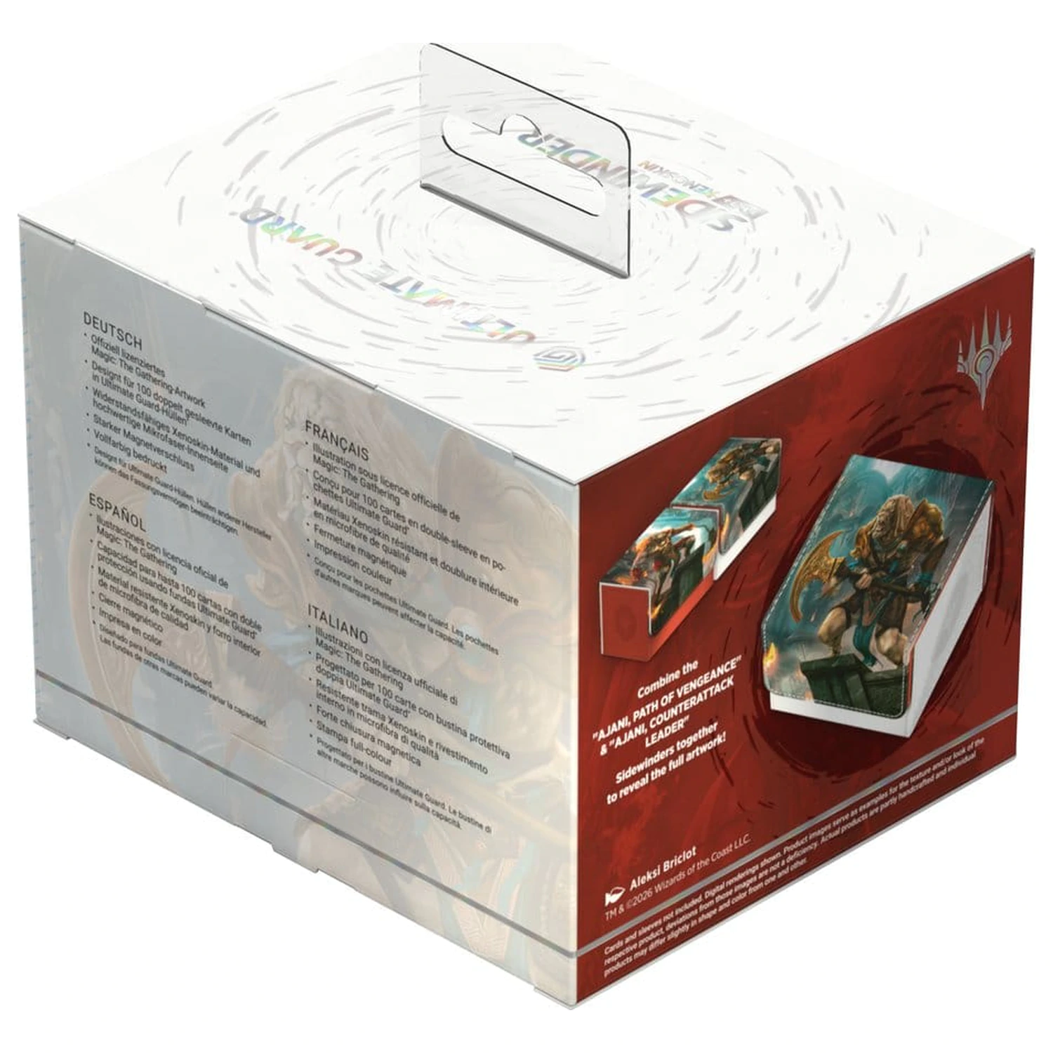 Ultimate Guard Sidewinder 100+ Xenoskin Magic: The Gathering "Reality Fracture" - Ajani, Counterattack Leader fotografija proizvoda