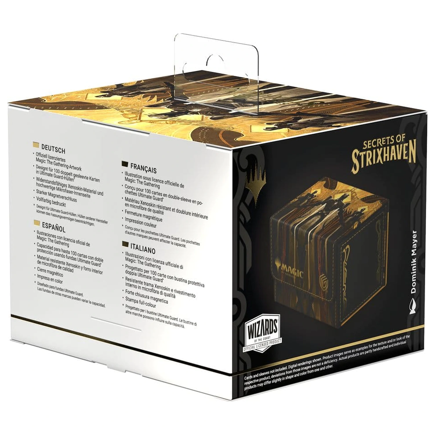 Ultimate Guard Sidewinder 100+ Xenoskin Magic: The Gathering "Secrets of Strixhaven" - Bijela rijetka (alternativna umjetnost) fotografija proizvoda