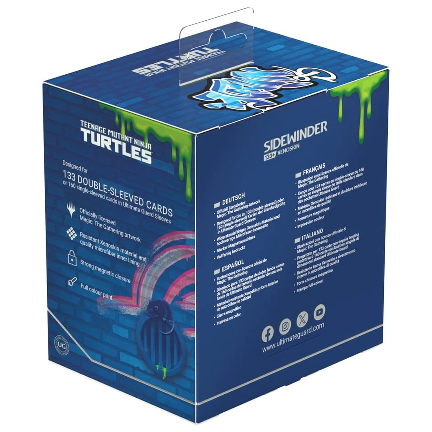 Ultimate Guard Sidewinder 133+ Xenoskin Magic: The Gathering | Teenage Mutant Ninja Turtles - Sewer Walls fotografija proizvoda