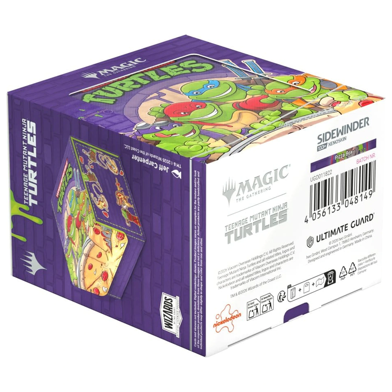 Ultimate Guard Sidewinder 133+ Xenoskin Magic: The Gathering | Teenage Mutant Ninja Turtles - Pizza box fotografija proizvoda