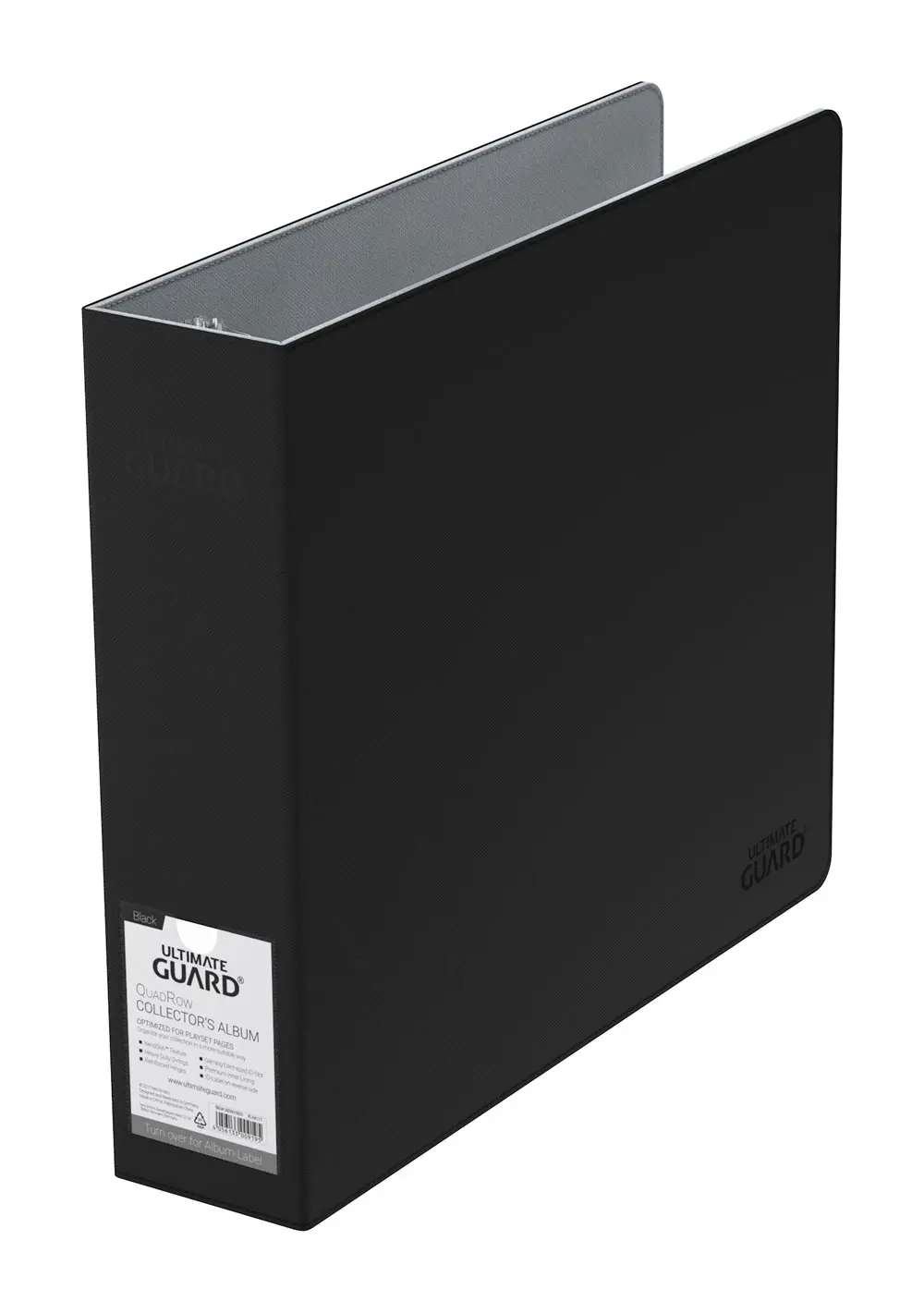 Ultimate Guard Supreme Collector's Album QuadRow 3-Ring XenoSkin Crni Album za kolekcionare fotografija proizvoda