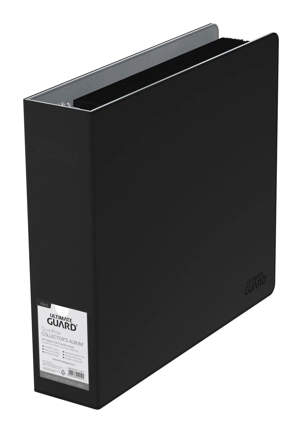 Ultimate Guard Supreme Collector's Album QuadRow 3-Ring XenoSkin Crni Album za kolekcionare fotografija proizvoda