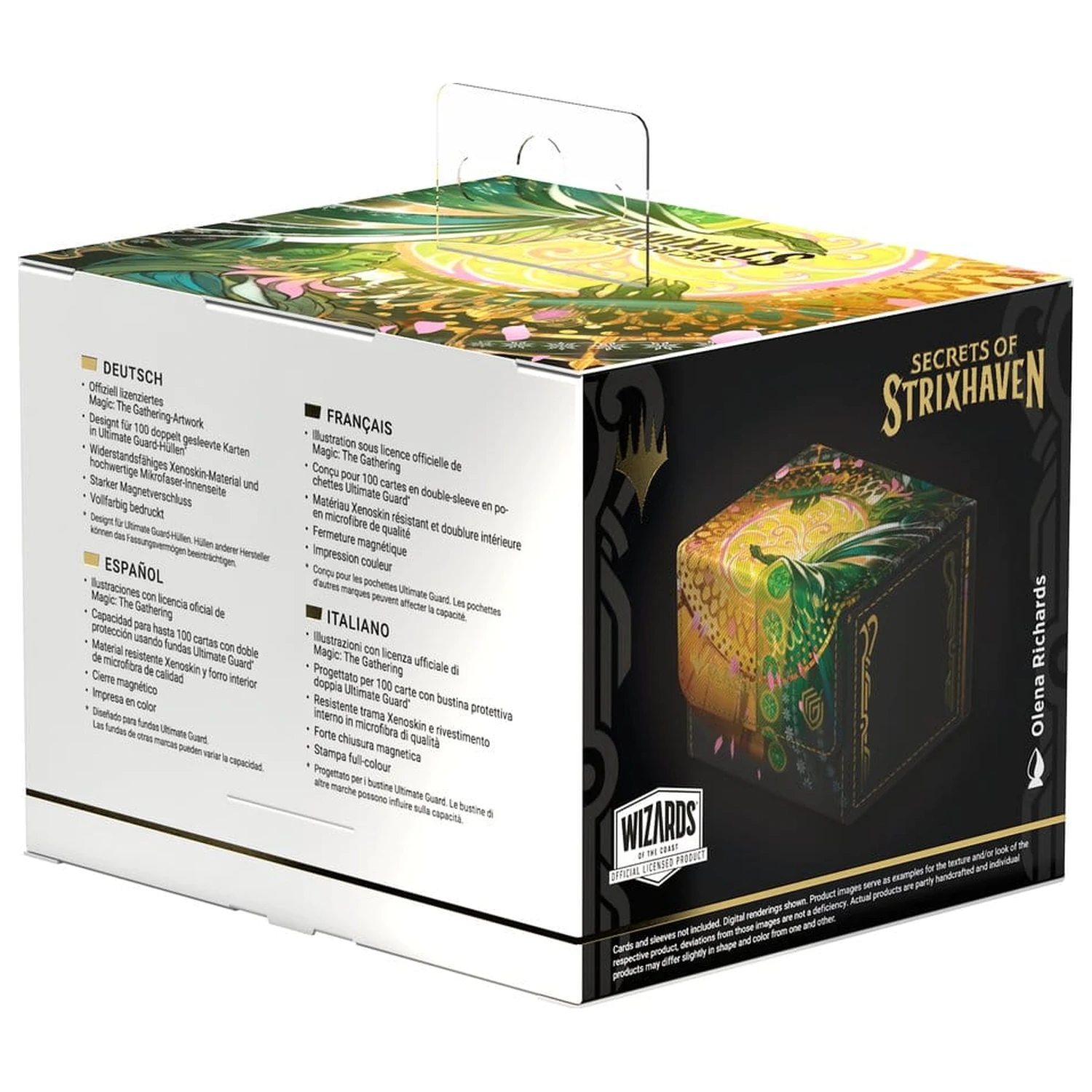 Ultimate Guard Sidewinder 100+ Xenoskin Magic: The Gathering "Secrets of Strixhaven" - Veil of Summer kutija za špil fotografija proizvoda