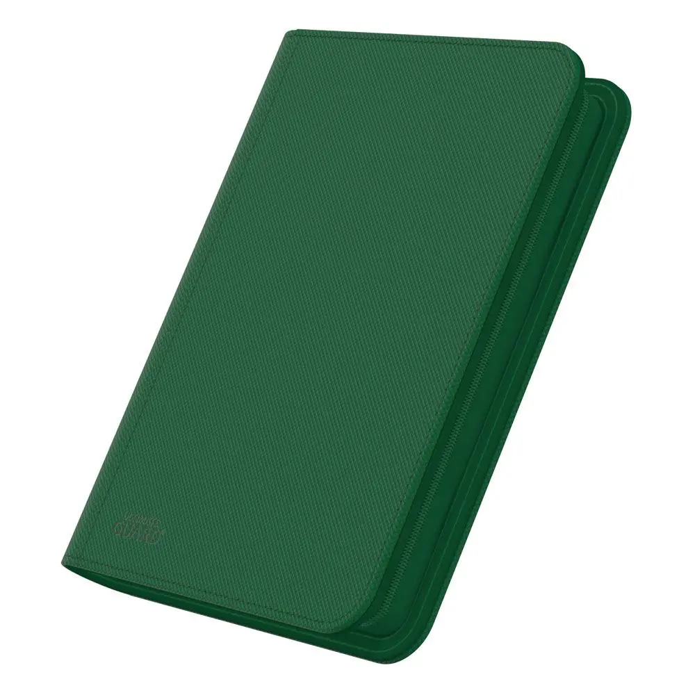 Ultimate Guard Zipfolio 160 - 8-džepni XenoSkin zeleni album s patentnim zatvaračem fotografija proizvoda