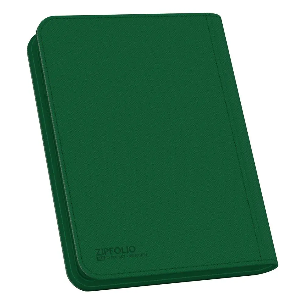 Ultimate Guard Zipfolio 160 - 8-džepni XenoSkin zeleni album s patentnim zatvaračem fotografija proizvoda