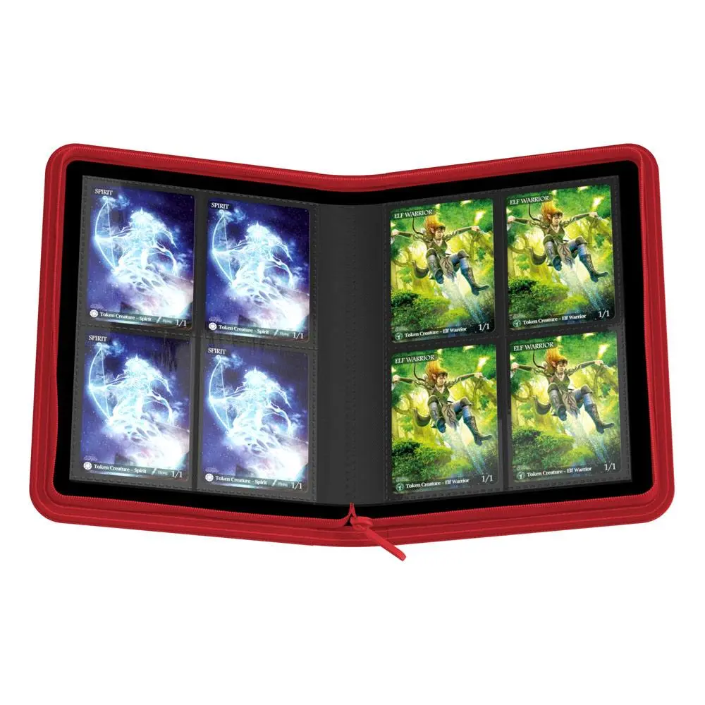 Ultimate Guard Zipfolio 160 - 8-džepni XenoSkin Crveni fotografija proizvoda