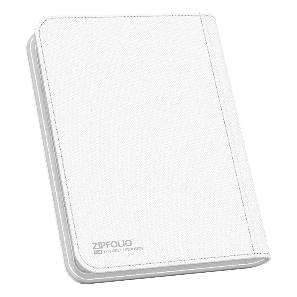 Ultimate Guard Zipfolio 160 - 8-džepni XenoSkin bijeli fotografija proizvoda