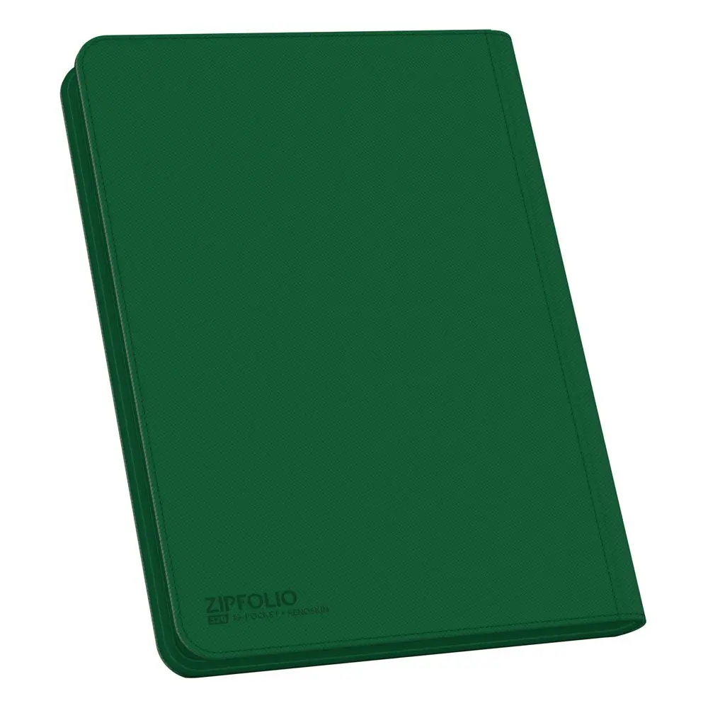 Ultimate Guard Zipfolio 320 - 16-džepni XenoSkin zeleni uvez fotografija proizvoda
