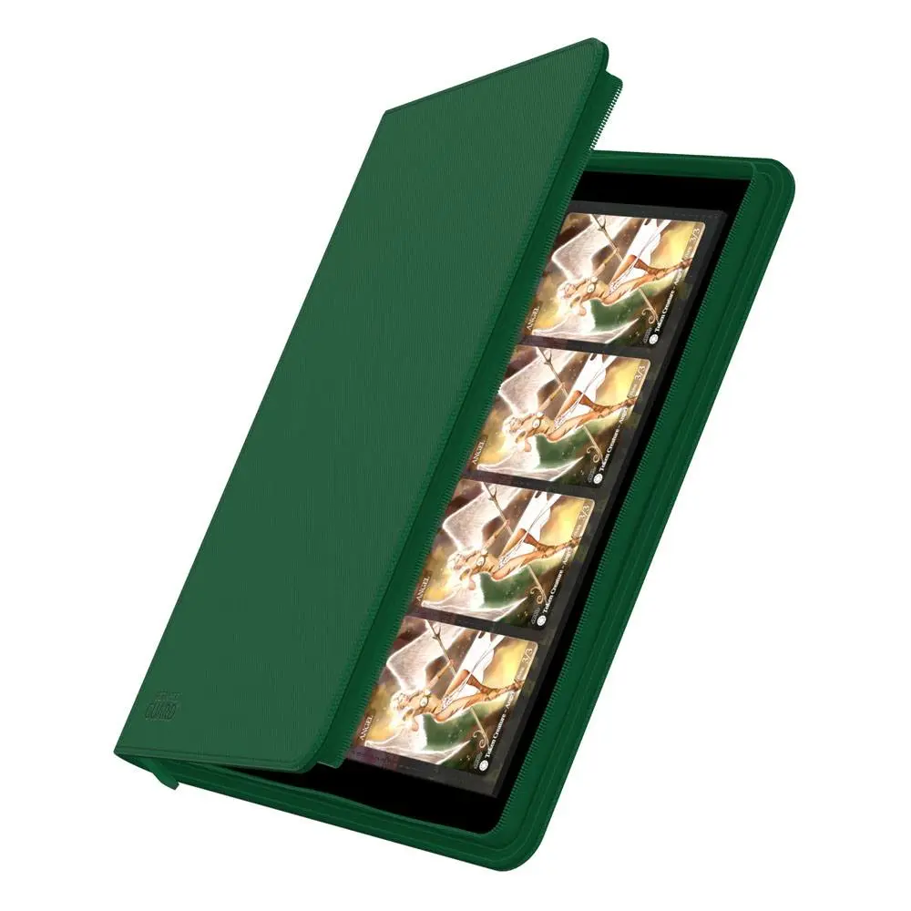 Ultimate Guard Zipfolio 320 - 16-džepni XenoSkin zeleni uvez fotografija proizvoda