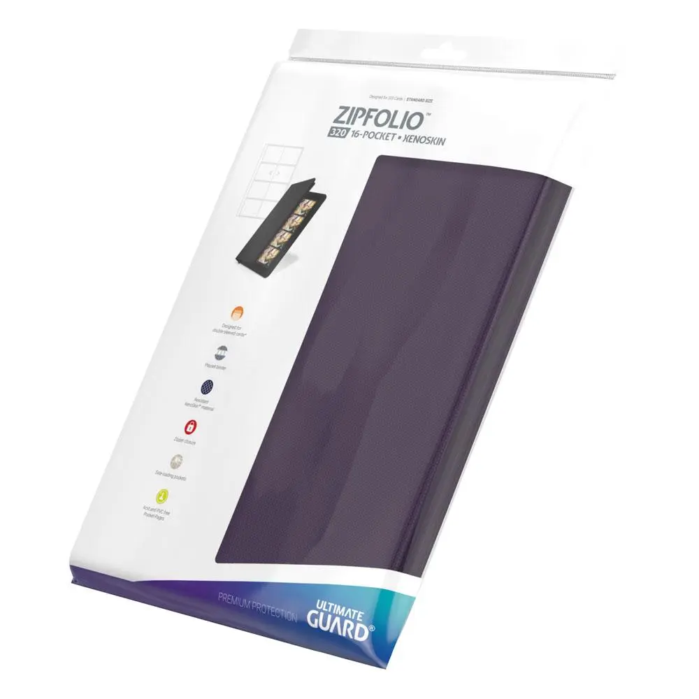Ultimate Guard Zipfolio 320 - Album sa 16 džepova XenoSkin Purple fotografija proizvoda