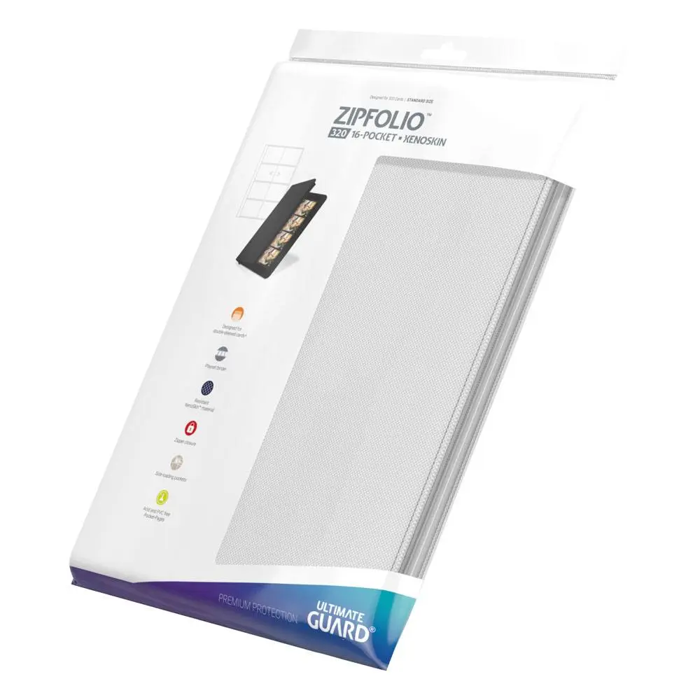Ultimate Guard Zipfolio 320 - Album s 16 džepova XenoSkin White fotografija proizvoda