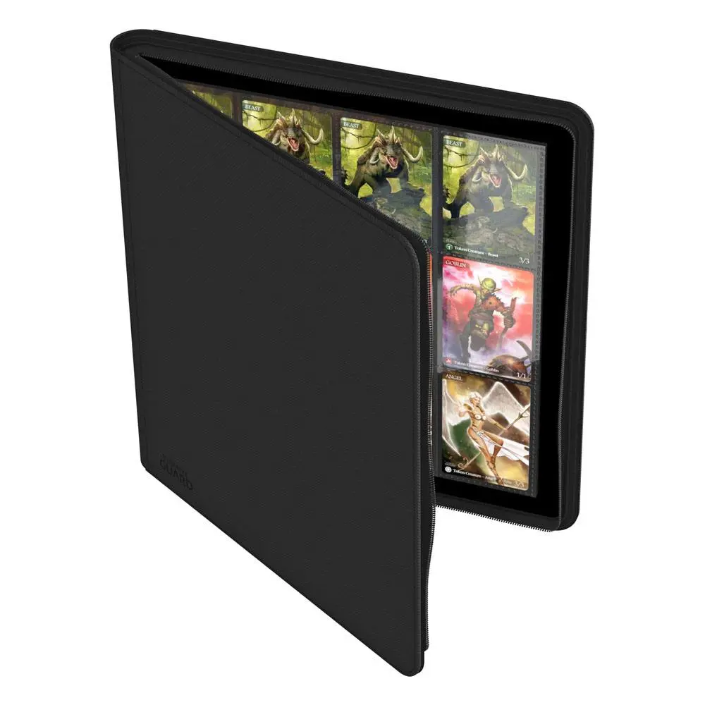 Ultimate Guard Zipfolio 480 - 24-džepni XenoSkin (Quadrow) - Crni fotografija proizvoda