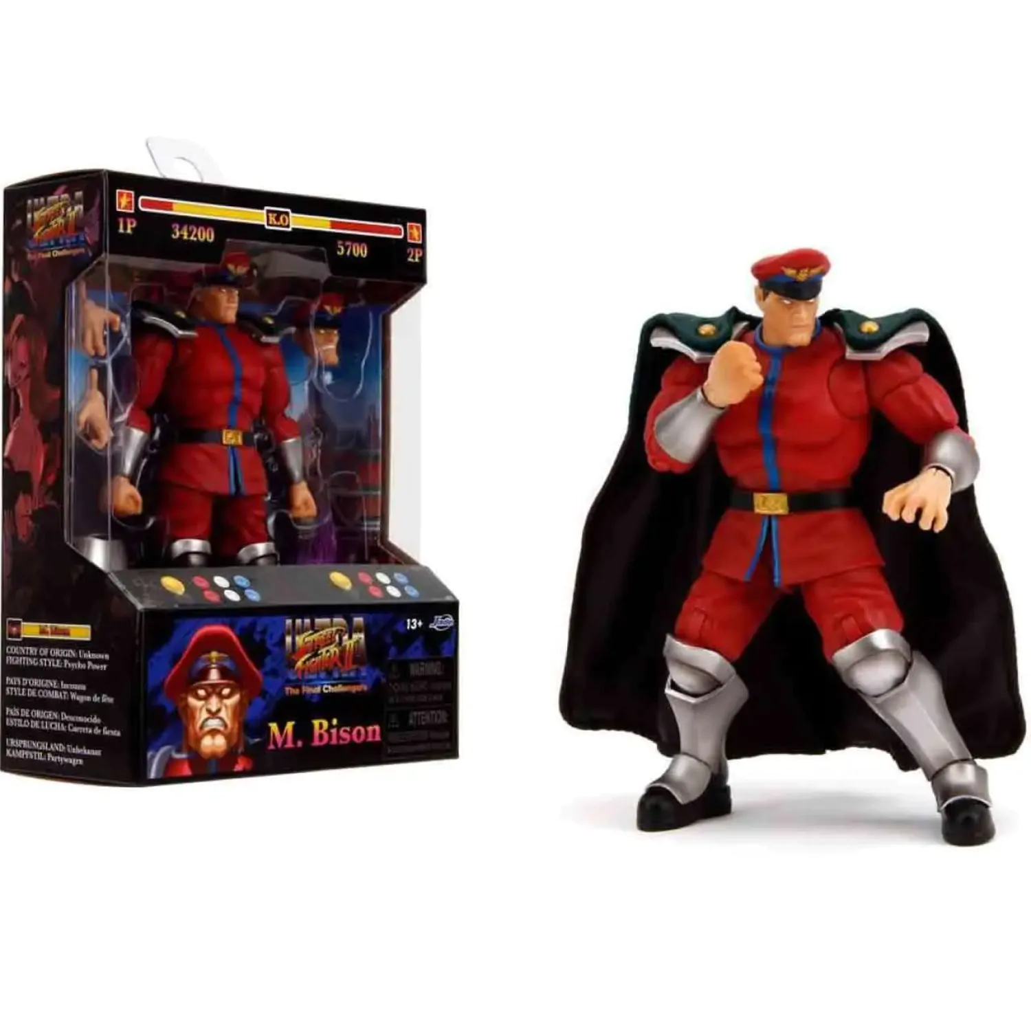Ultra Street Fighter II: The Final Challengers akcijska figura 1/12 Bison 15 cm fotografija proizvoda