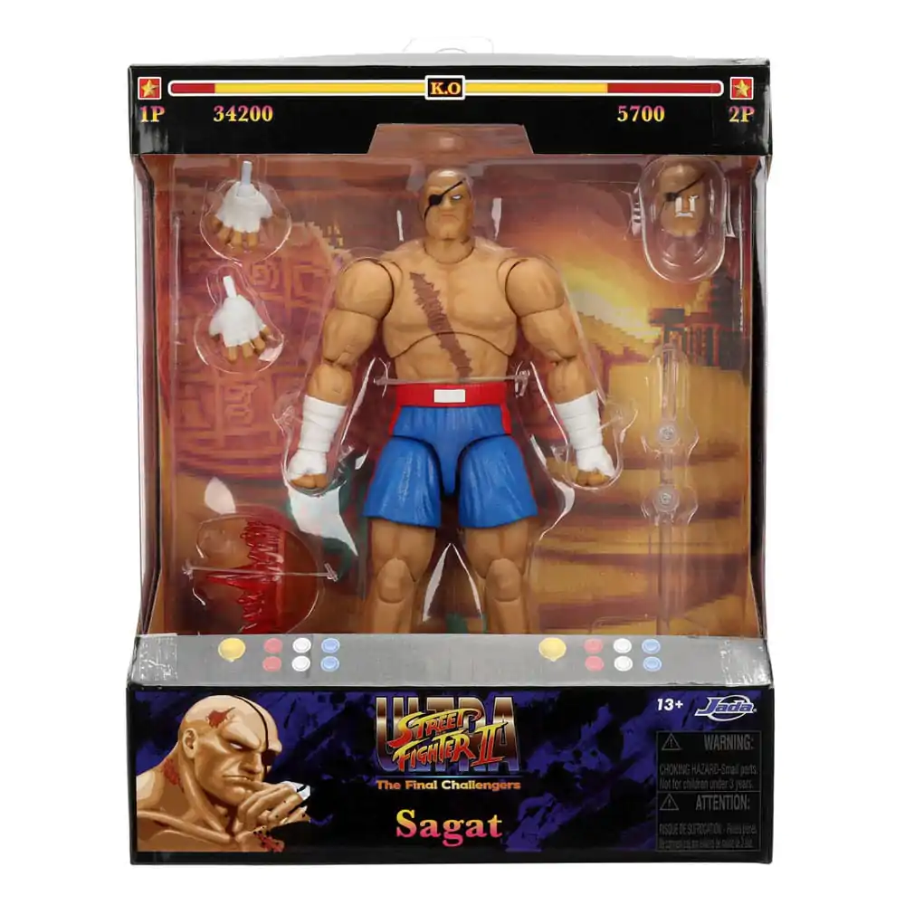 Ultra Street Fighter II: The Final Challengers Akcijska figura 1/12 Sagat 19 centimetara fotografija proizvoda