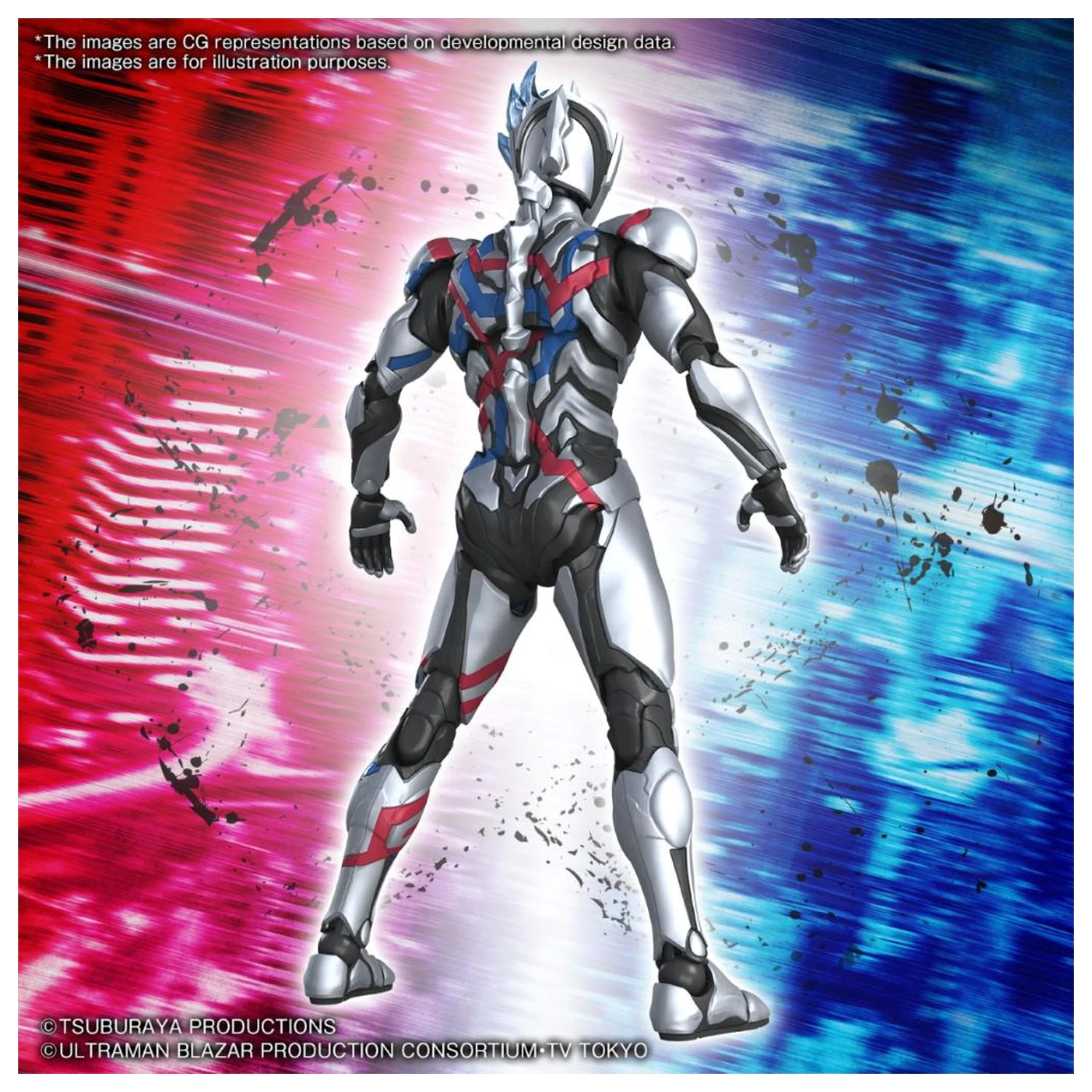 Ultraman Figure-Rise Standard Ultraman Blazar Model Komplet fotografija proizvoda