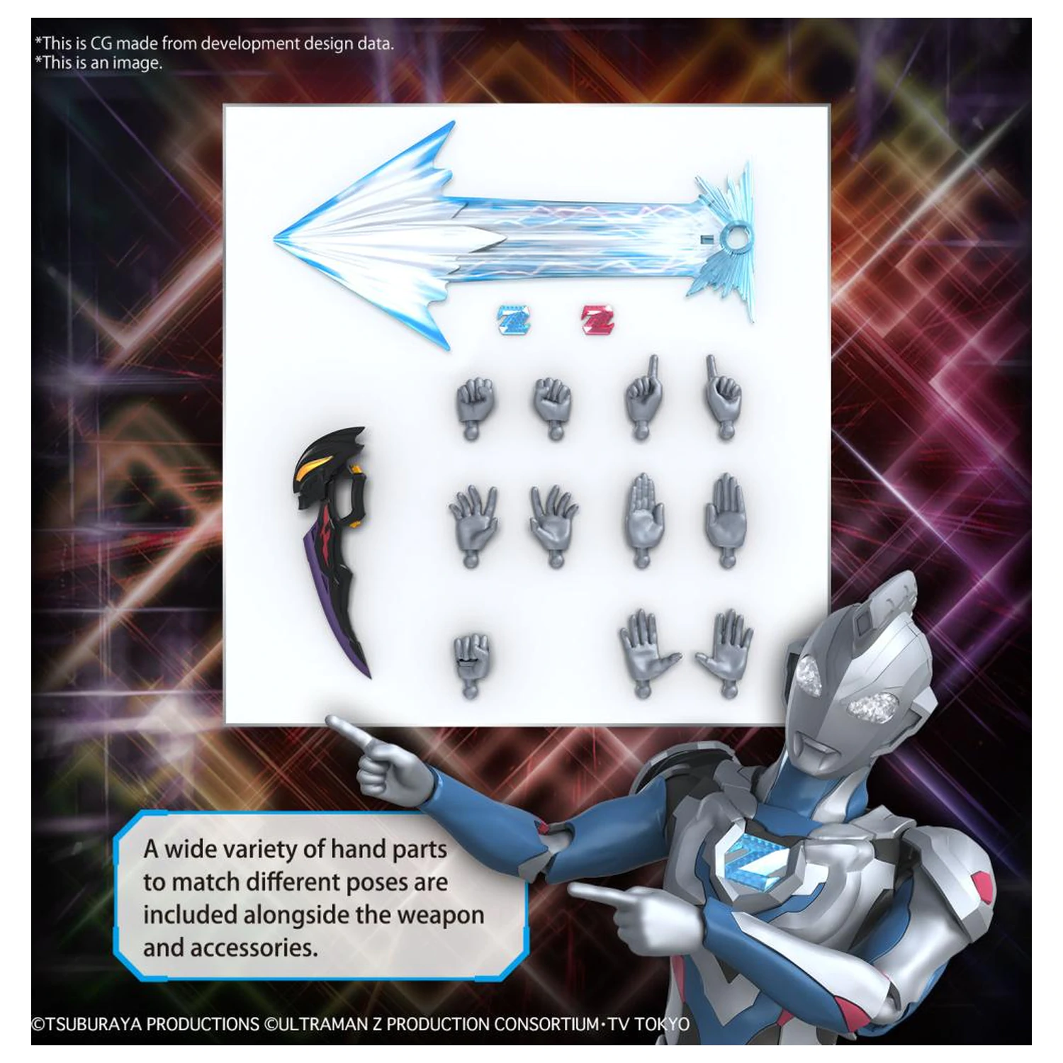 ULTRAMAN Figure-rise Standard Ultraman Z Original Set modela fotografija proizvoda