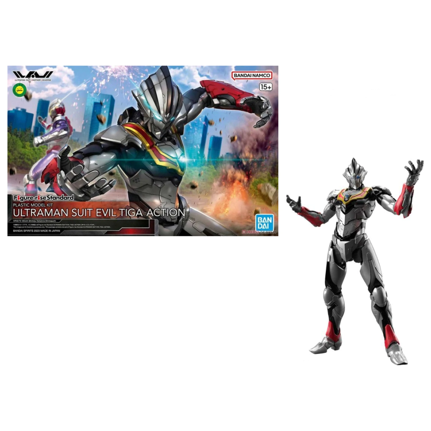 Ultraman Figure-rise Standard Ultraman Evil Tiga "Akcijski" Model Set fotografija proizvoda