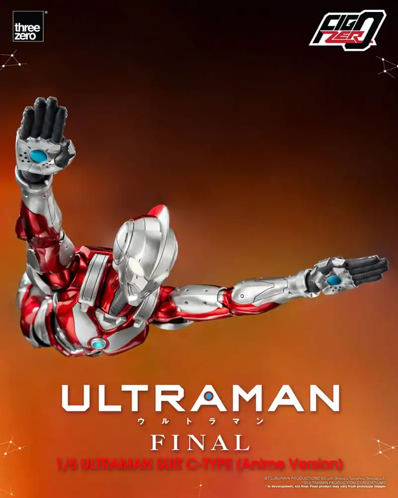 Ultraman FigZero akcijska figura 1/6 Ultraman Suit C-Type (Anime verzija) 31 cm fotografija proizvoda