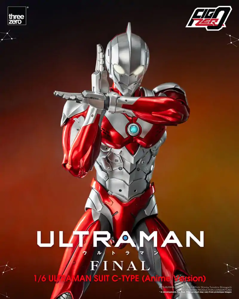 Ultraman FigZero akcijska figura 1/6 Ultraman Suit C-Type (Anime verzija) 31 cm fotografija proizvoda