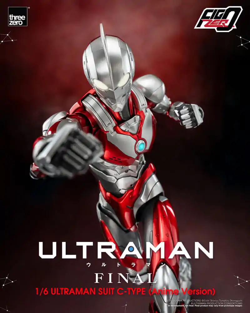 Ultraman FigZero akcijska figura 1/6 Ultraman Suit C-Type (Anime verzija) 31 cm fotografija proizvoda