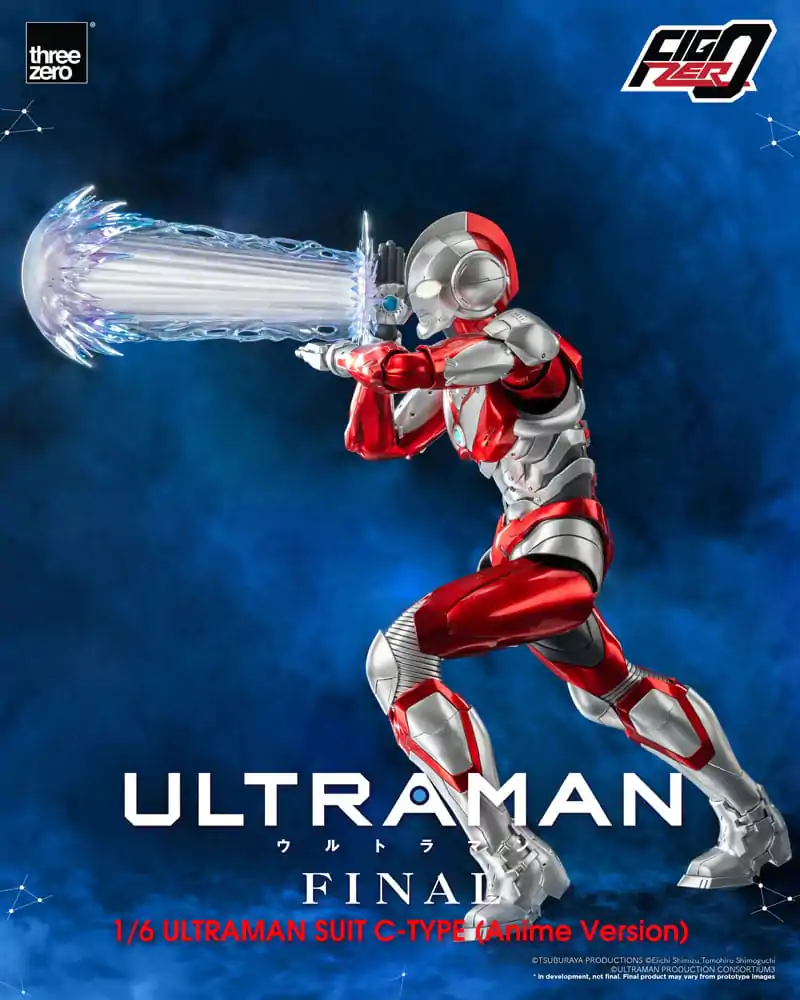 Ultraman FigZero akcijska figura 1/6 Ultraman Suit C-Type (Anime verzija) 31 cm fotografija proizvoda