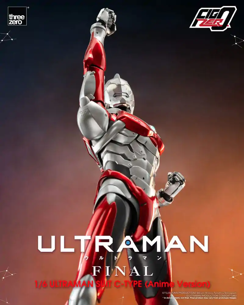 Ultraman FigZero akcijska figura 1/6 Ultraman Suit C-Type (Anime verzija) 31 cm fotografija proizvoda