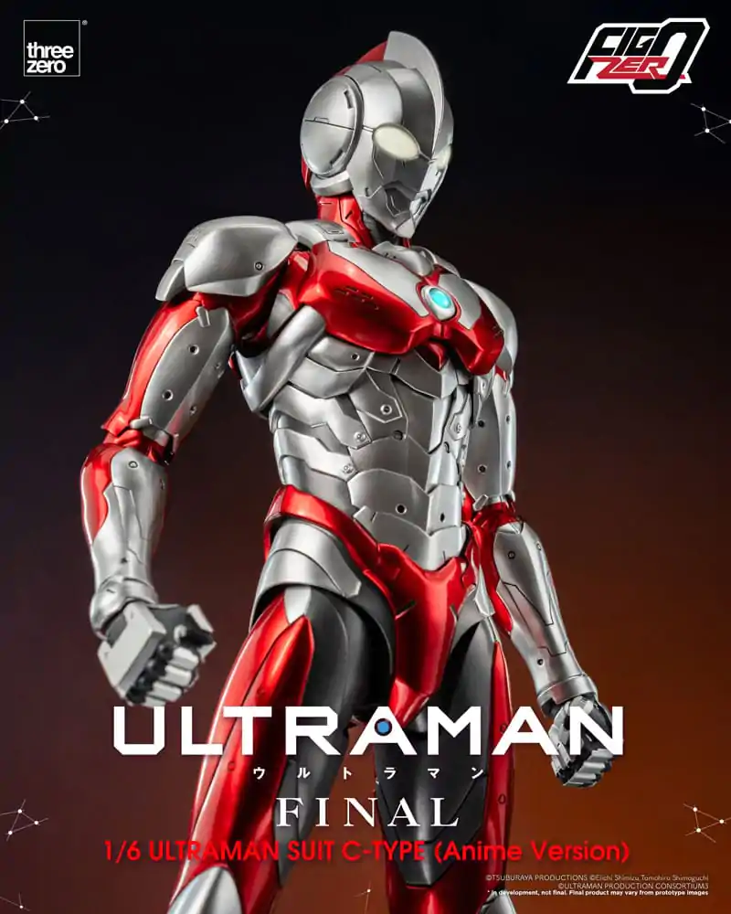 Ultraman FigZero akcijska figura 1/6 Ultraman Suit C-Type (Anime verzija) 31 cm fotografija proizvoda