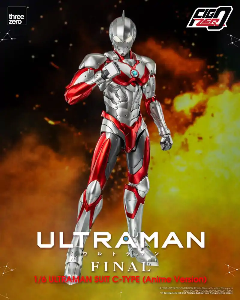 Ultraman FigZero akcijska figura 1/6 Ultraman Suit C-Type (Anime verzija) 31 cm fotografija proizvoda