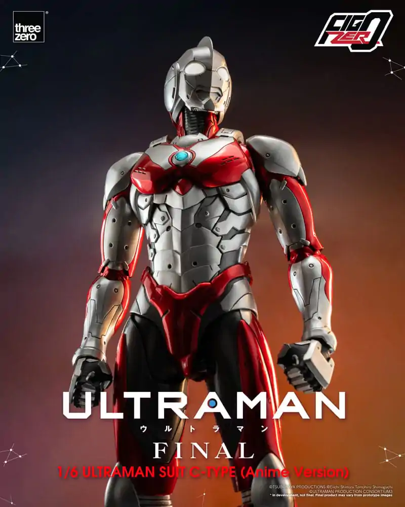 Ultraman FigZero akcijska figura 1/6 Ultraman Suit C-Type (Anime verzija) 31 cm fotografija proizvoda