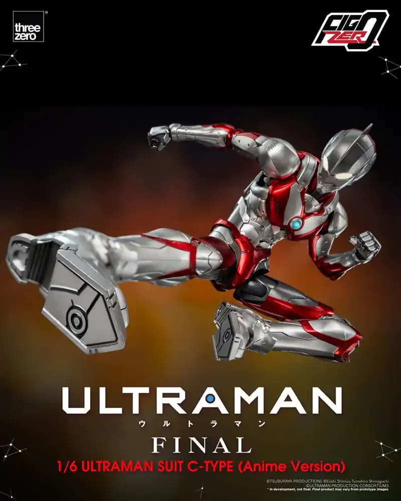 Ultraman FigZero akcijska figura 1/6 Ultraman Suit C-Type (Anime verzija) 31 cm fotografija proizvoda