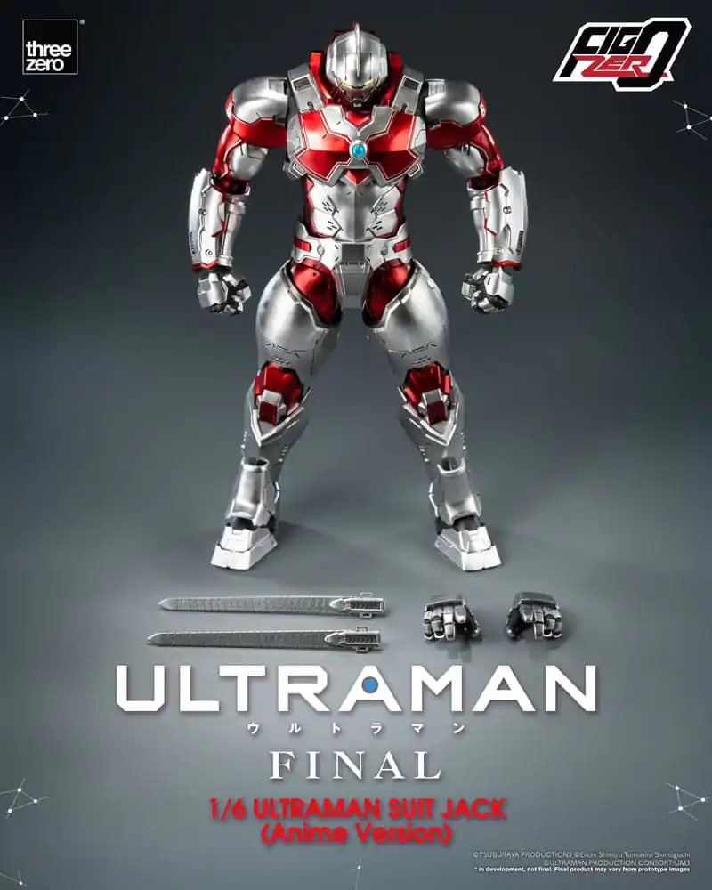 Ultraman Final FigZero akcijska figura 1/6 Ultraman Suit Jack Anime verzija 35 cm fotografija proizvoda