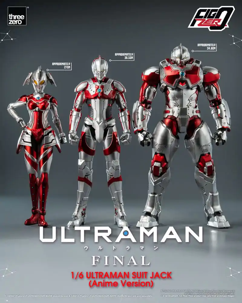 Ultraman Final FigZero akcijska figura 1/6 Ultraman Suit Jack Anime verzija 35 cm fotografija proizvoda