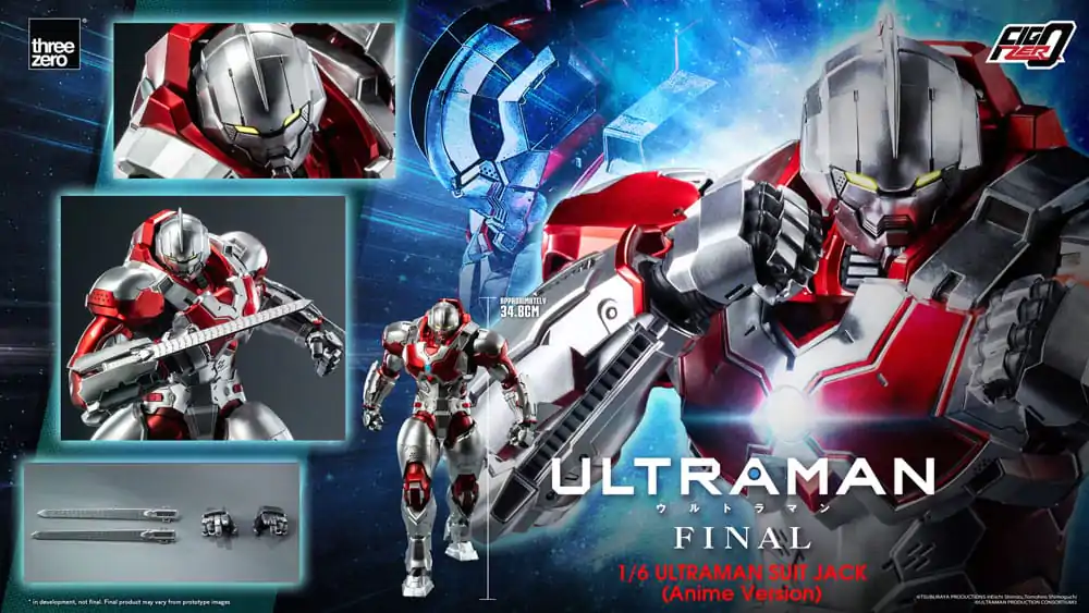 Ultraman Final FigZero akcijska figura 1/6 Ultraman Suit Jack Anime verzija 35 cm fotografija proizvoda