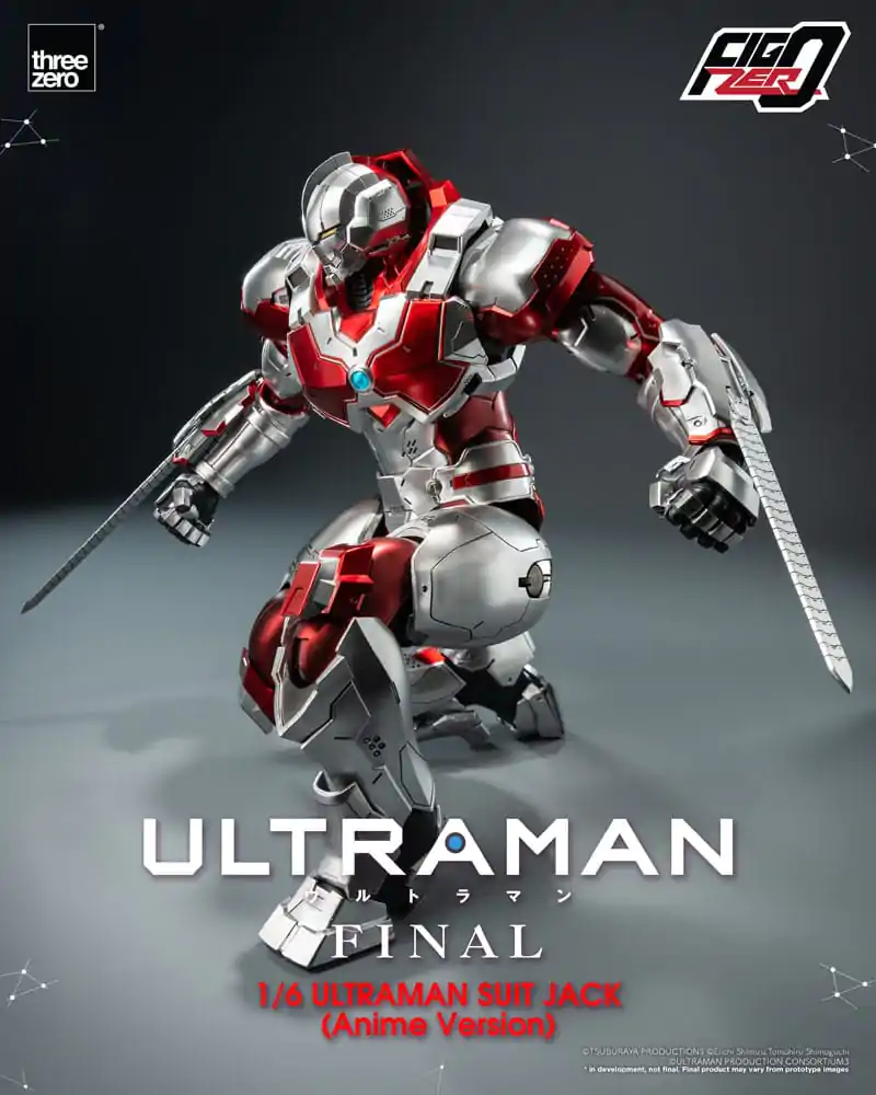 Ultraman Final FigZero akcijska figura 1/6 Ultraman Suit Jack Anime verzija 35 cm fotografija proizvoda