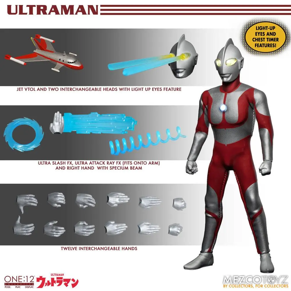 Ultraman Svjetleća akcijska figura 1/12 Ultraman 16 cm fotografija proizvoda