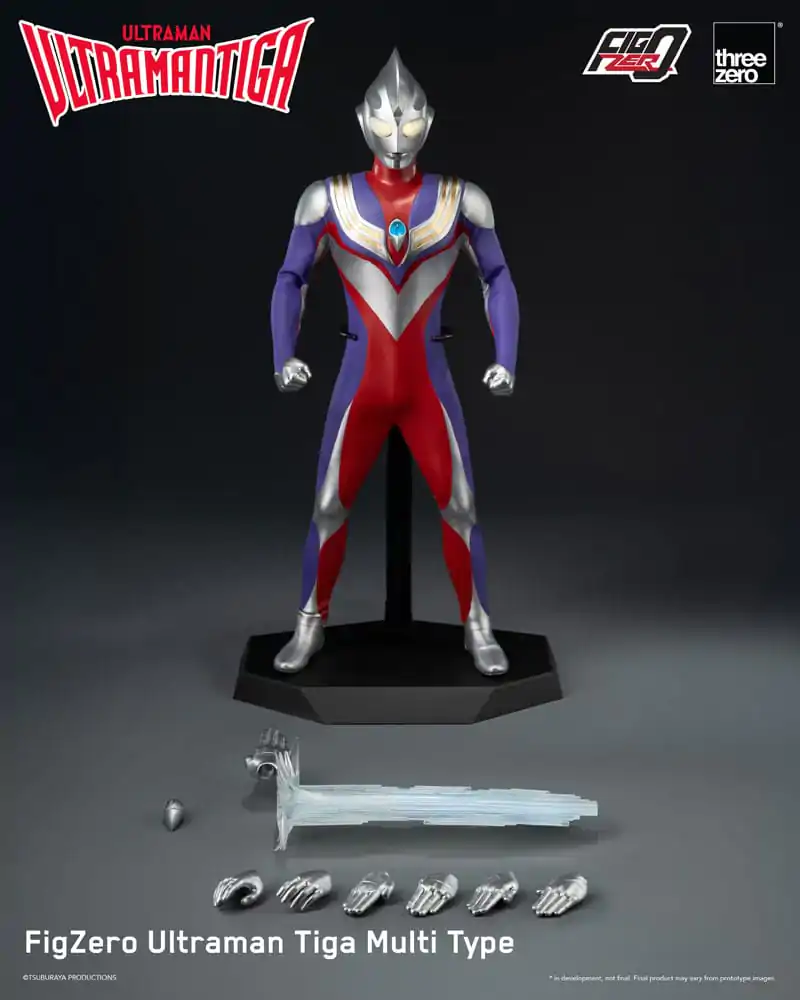 Ultraman Tiga FigZero akcijska figura 1/6 Ultraman Tiga Multi Type 32 cm fotografija proizvoda