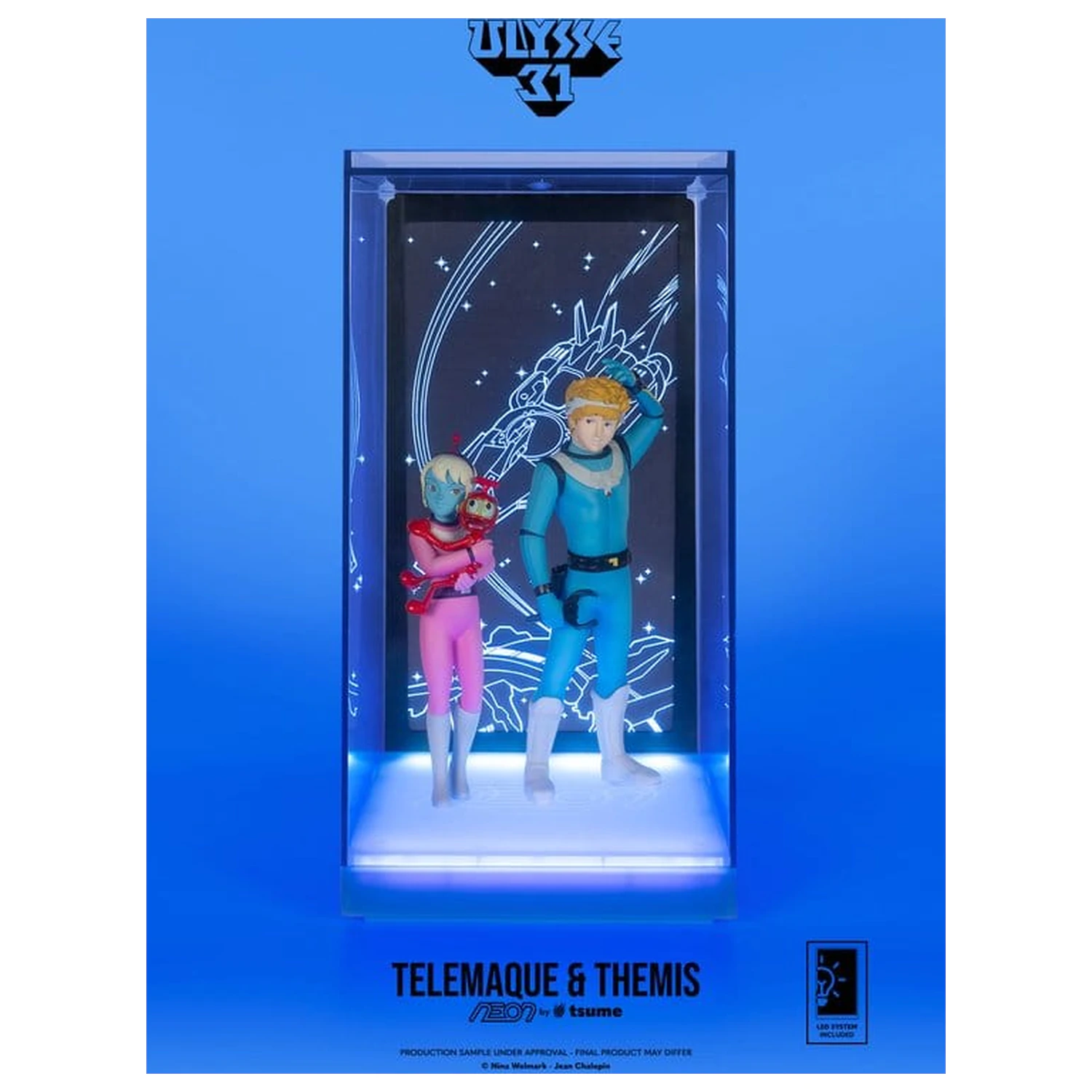 Ulysse 31 Neon figura 1/9 Telemachus & Themis 20 cm fotografija proizvoda