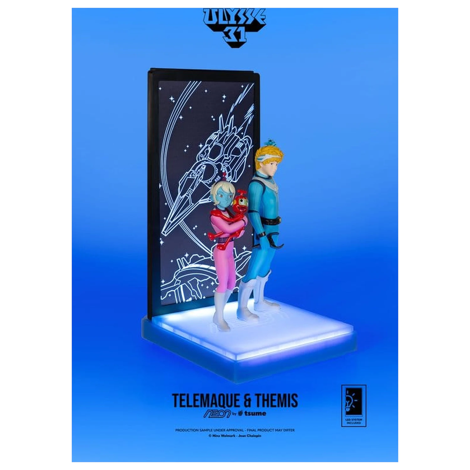 Ulysse 31 Neon figura 1/9 Telemachus & Themis 20 cm fotografija proizvoda