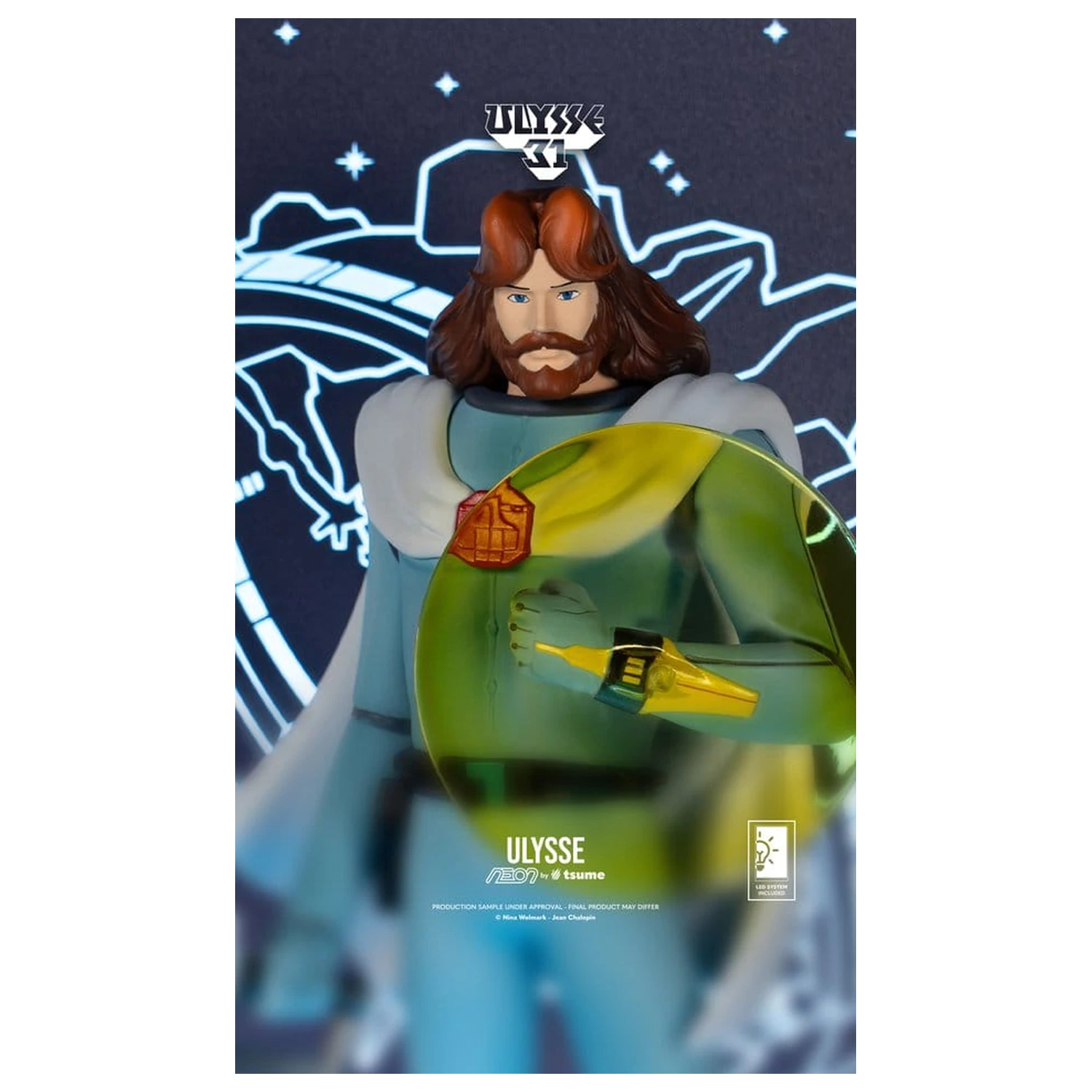 Ulysse 31 Neonska figura 1/9 Ulysse 20 cm fotografija proizvoda