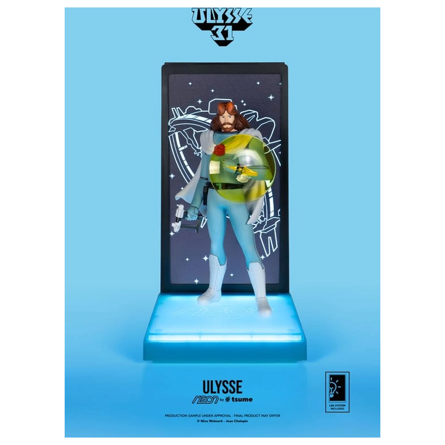 Ulysse 31 Neonska figura 1/9 Ulysse 20 cm fotografija proizvoda