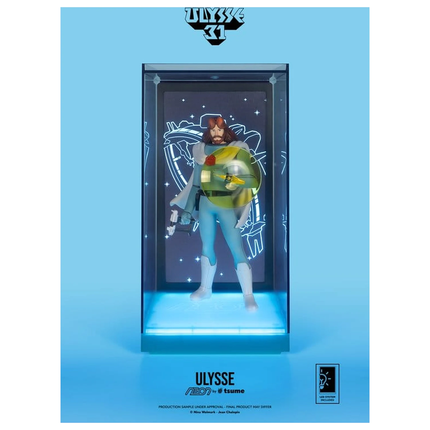 Ulysse 31 Neonska figura 1/9 Ulysse 20 cm fotografija proizvoda
