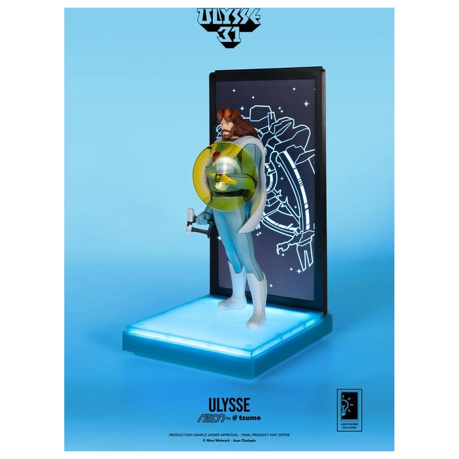 Ulysse 31 Neonska figura 1/9 Ulysse 20 cm fotografija proizvoda
