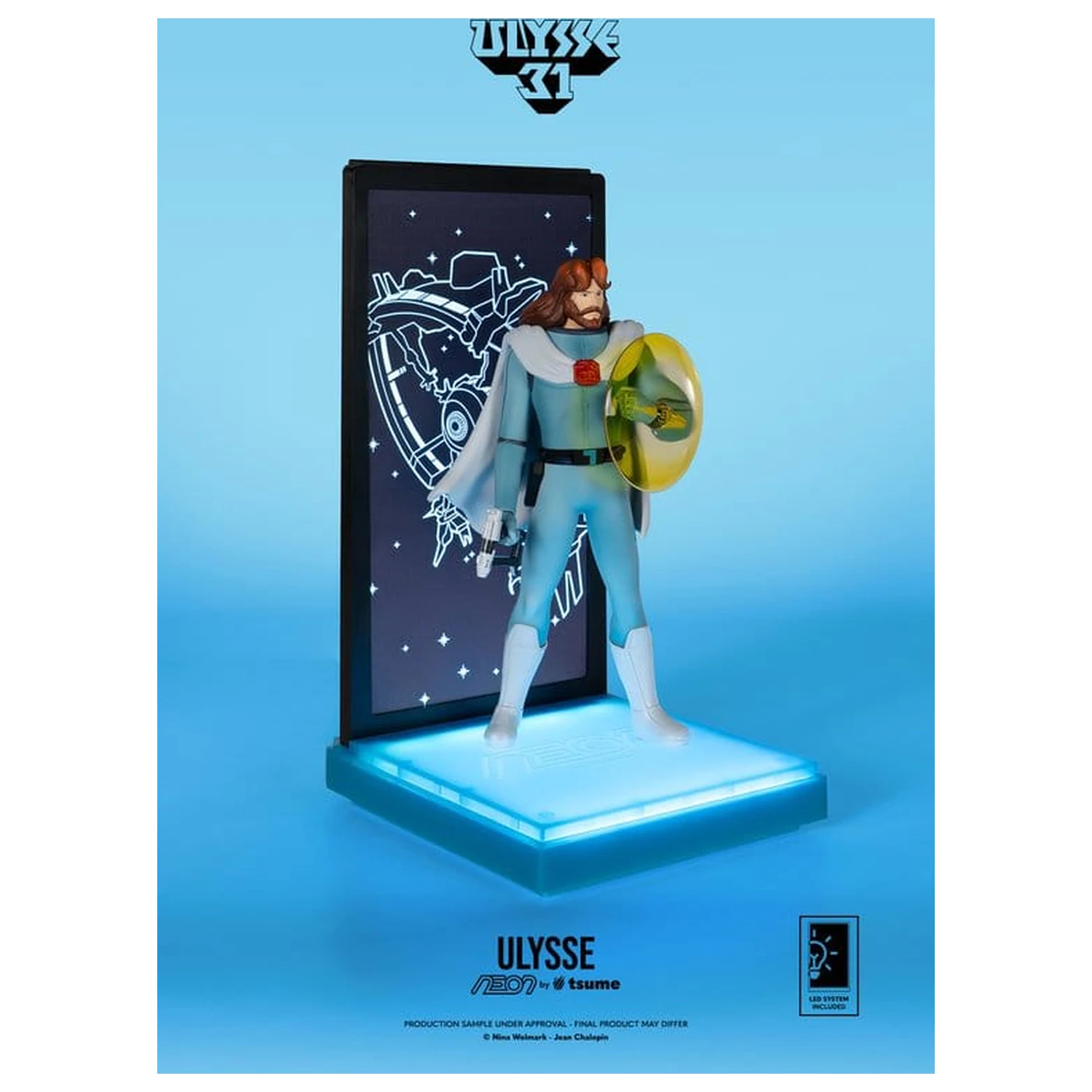 Ulysse 31 Neonska figura 1/9 Ulysse 20 cm fotografija proizvoda