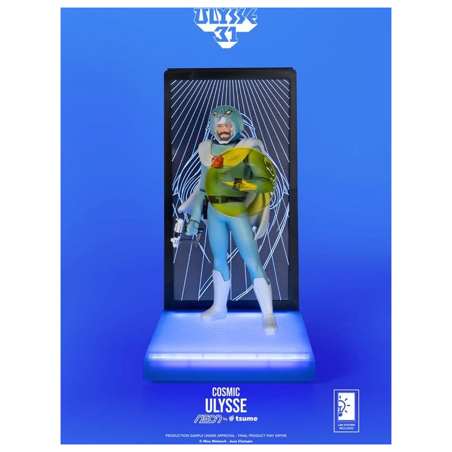 Ulysse 31 Neonska Figura 1/9 Ulysse Kozmička Verzija 20 cm fotografija proizvoda